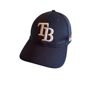 Tampa Bay Rays Team MLB Navy Adjustable Baseball Cap By OC‎ Sports OSFM